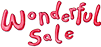 Wonderful sale