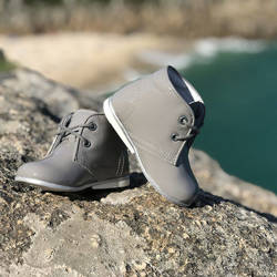 Emel Light Grey Special Occasion Ankle Shoes E2393-3
