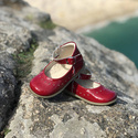 Emel Red Toddler Special Occasion Pumps E704A