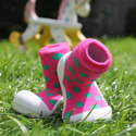 Attipas Pink Polka Dot Toddler Shoes AD03