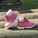 Emel Pink Suede Ankle Boots E2540A-1